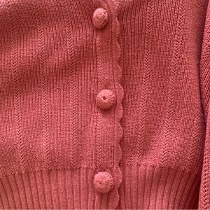 Sezane Alceste Cardigan in Peony Size XS